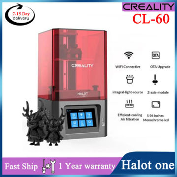 CREALITY Official CL-60 Resin 3D Printer HALOT-ONE LCD Integral Light Source HD Touch Screen 3D Printer 400*415mm Engraving Area