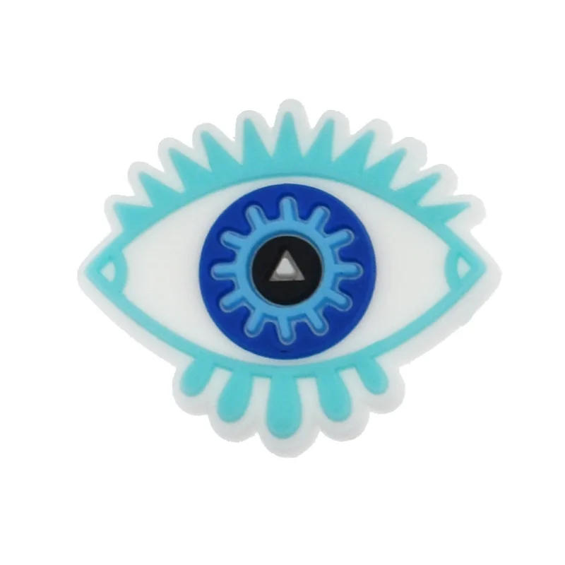 Description Picture 4 of itemNew Arrival Cute Evil Eyes Shoe Charms for Crocs Bracelet Wristband DIY Decoration Accessories Kids Man Women Party Gifts