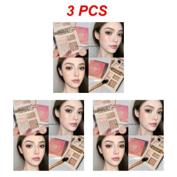 1~5PCS Matte Highlighter Bronzers Palette Face Shading Grooming Powder Makeup 4 Colors Long-Lasting Face Contouring Bronzer