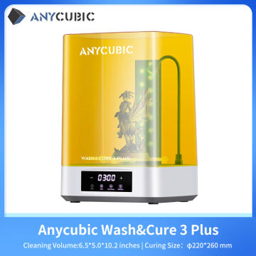ANYCUBIC Wash And Cure 3 Plus For Photon Mono X 6Ks Upgrade Size Large 2-in-1 Curing Washing Machine For SLA LCD 3d Printer