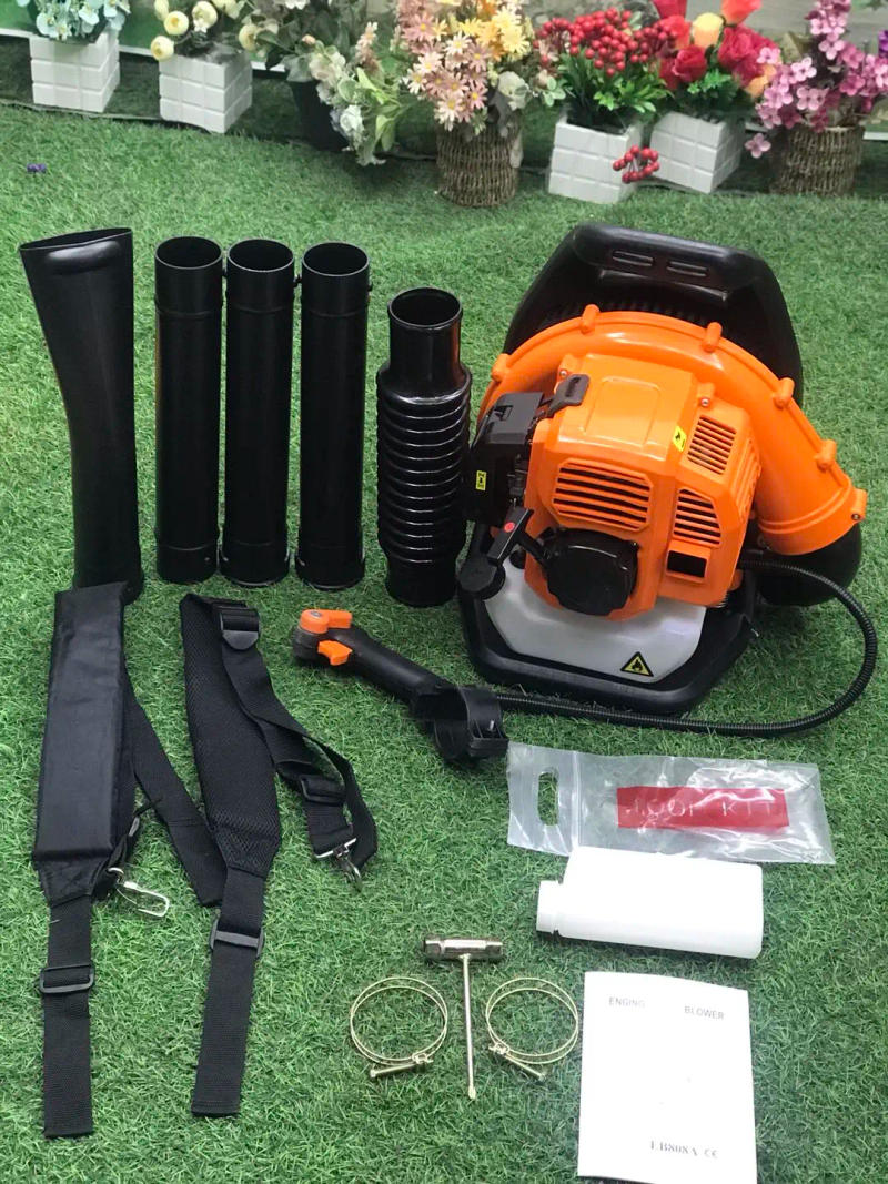 Description Picture 6 of item42.7cc Backpack Leaf Blower High Power Two Stroke Gasoline Garden Industrial Leaf Vacuum Cleaner Extinguisher Snow Blower