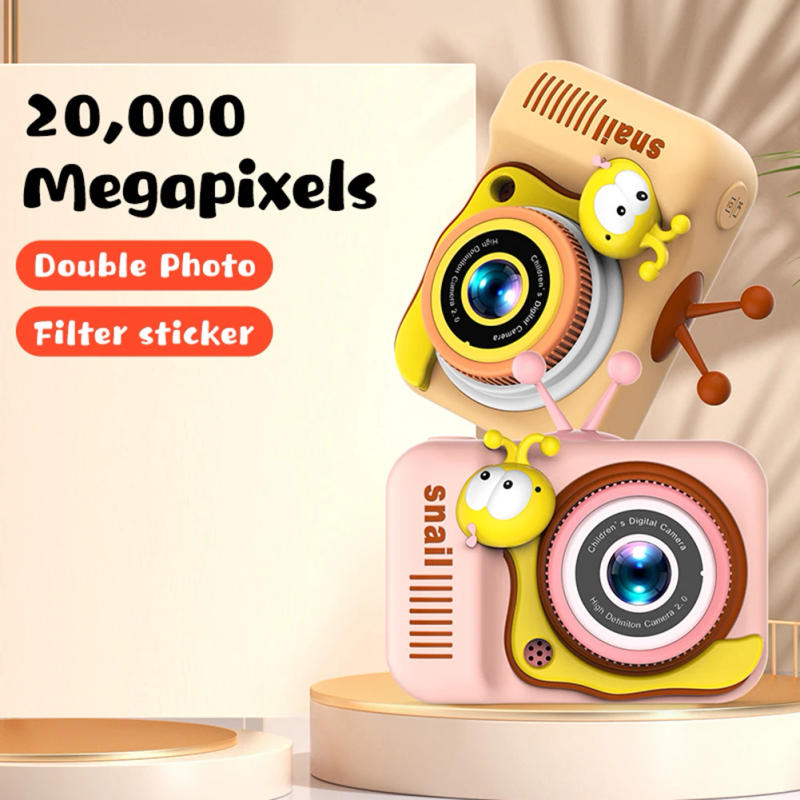 Description Picture 4 of itemMini Camera Kids Camera Toys 2 inch IPS Screen HD Cartoon Kids Digital Video Cameras Educational Toy Gift for Child Selfie Cam