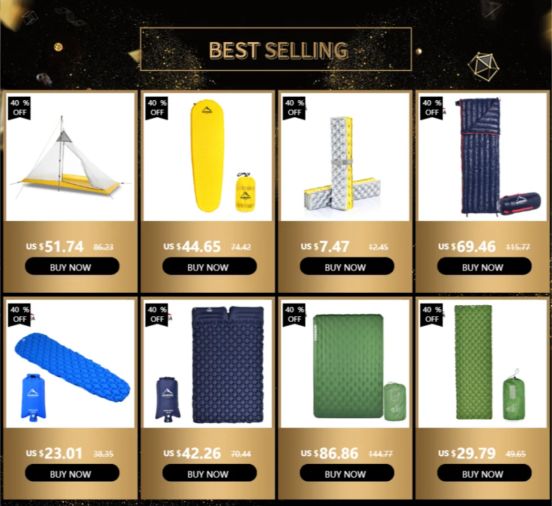 Description Picture 2 of itemWidesea Camping Mat Portable Sleeping Pad Picnic Foam Bed Mattress Travel Trekking Equipment Blanket  Waterproof Moistureproof