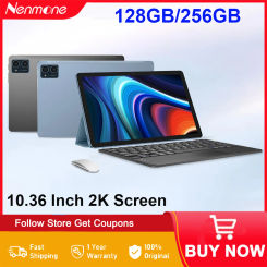 Global Firmware Nenmone K60Pro Gaming Tablet 2 In 1 2023 10.36 Inch 8000mAH Battery Fast Charging 2000*1200 Android 4G Tablet PC