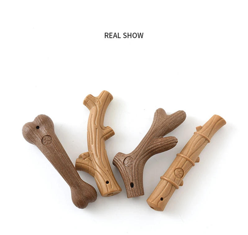 Description Picture 5 of itemBeef Flavor Bone Dog Toys for Small Large Dogs Non-Toxic Bite Resistance Puppy Toys Pet Chew Dental Cleaning Toy Pet Products