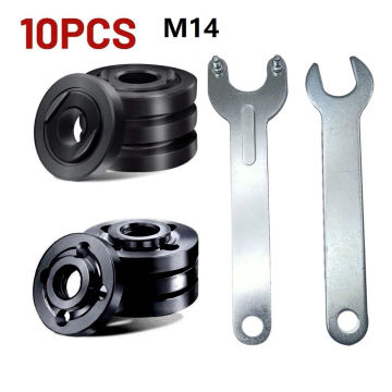 10Pcs/set Angle Grinder M14 Thread Flange Nut Spanner Wrench Kit For 9523 Ryobi Angle Grinder Parts Accessories