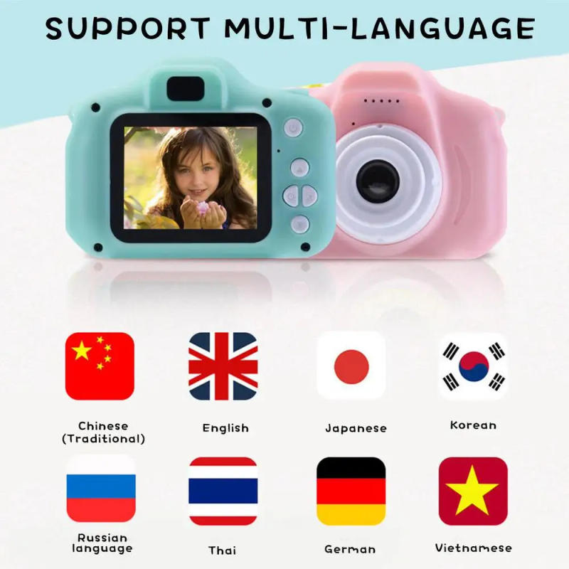 Description Picture 6 of itemKids Camera Toy Rechargeable Cartoon Camera Mini Kids Toddler Girls Toy Camera Kids Video Camera Children Selfie Camera Toys