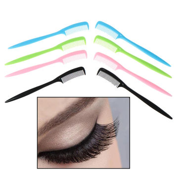 5pcs Plastic  Eyebrow Eyelashes Eye Brow Extension Brush Eyebrow Comb Cosmetic Makeup Tools Type Random For Salon Home Use New