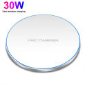 30W Wireless Charger For iPhone 14 13 12 11 Pro Max X 8 Airpods Pro Induction Fast Wireless Charging Pad For Samsung S21 S22