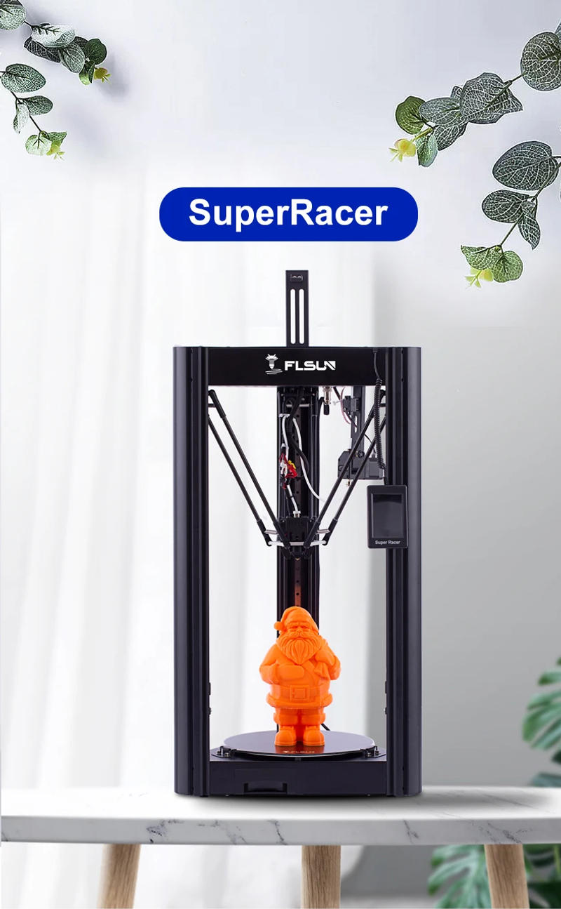 Description Picture 2 of itemFLSUN SuperRacer SR 3D Printer 200mm/s Auto-leveling TMC2209 Silent Driver Touch Screen 32-Bit Processor Linear Rail