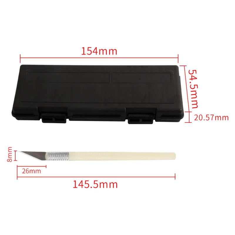 Description Picture 3 of item13PCS Cutter Kit With Box Precision Model Tool Making Hand Carving Tool Arts & Craft Hobby Kit Multifunction Pen DIY Repair Hand