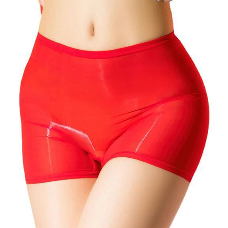 Description Picture 6 of itemWomen's Sexy Mini Shorts Sheer Underpants Boxer Shorts Transparent Leggings Tights Panties Slip Sport Fitness Underwear Stretch