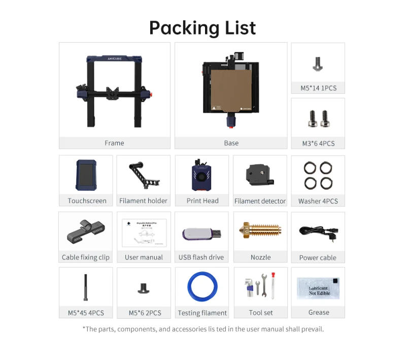 Description Picture 4 of itemNewest ANYCUBIC Kobra 2 Pro 500mm/s Maximum Printing Speed High Power Dual Core LeviQ 2.0 Auto Leveling FDM 3D Printer