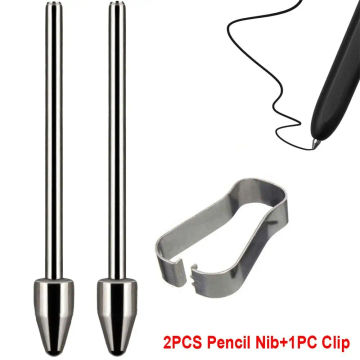 Replacable Pencil Nib Titanium Alloy Wear Resistant Tweezers Tool Set Silver Tablet for Samsung Galaxy Tab S7/S8/S9+ S23 Note20