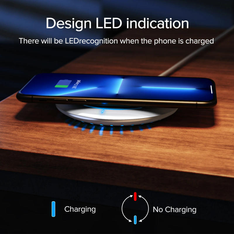 Description Picture 6 of itemQOOVI 15W Fast Wireless Charger For Samsung Galaxy S22 S21 Note 10 9 8 USB Qi Charging Pad For iPhone 14 13 Pro Max Xs Xr X 8
