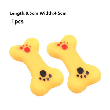 Fashion Rubber Squeak Toys for Dog Screaming Chicken Chew Bone Slipper Squeaky Ball Dog Toys Tooth Grinding & Training Toy