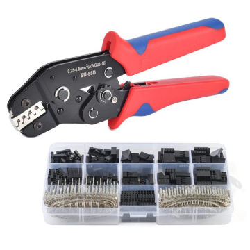 SN-58B 310PCS/620PCS/1550PCS Dupont Crimping Tool Kit Jst Xh Crimper Pliers Terminal Ferrule Crimper Wire Hand Tool Set