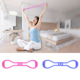 8-Shape Elastic Tension Rope Fitness Exercise Yoga Stretching Resistance Band