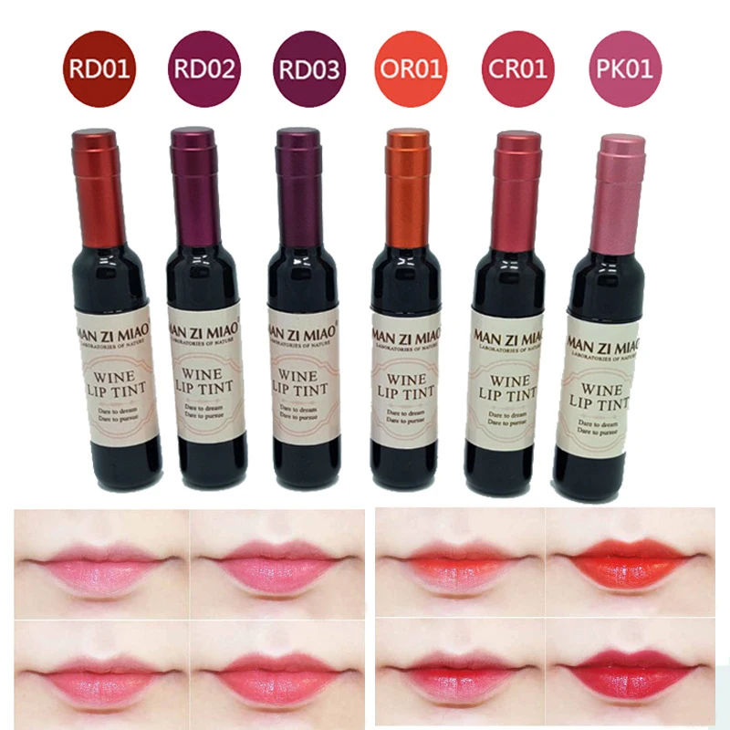 Red Wine Bottle Shape Lip Tint