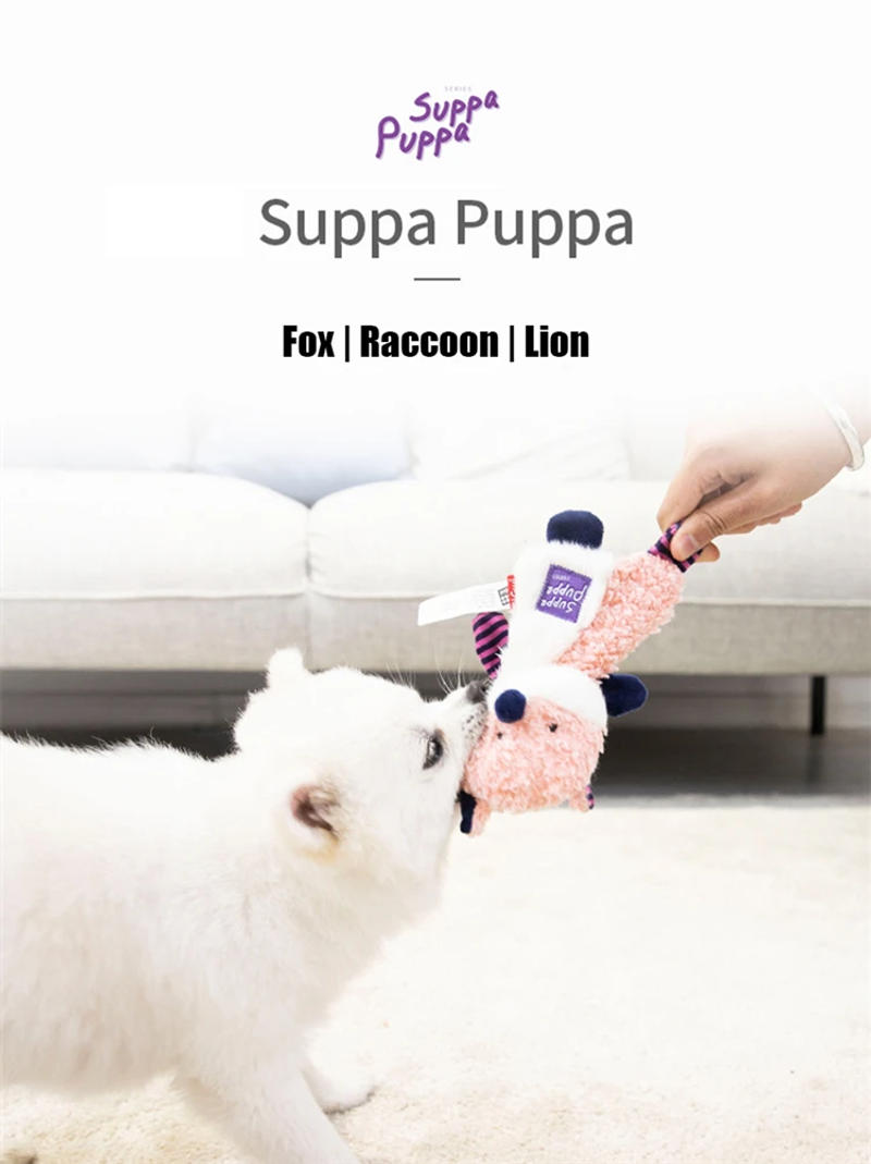 Description Picture 2 of itemGigwi Newest Pet Toys Suppa Puppa Series Sound Paper Molar Teeth Sounding Plush Washable Pet Toys for Dog Puppy