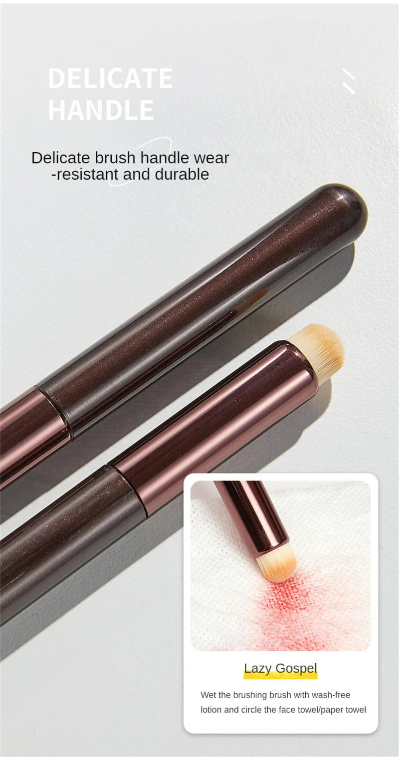 Description Picture 4 of item5/7PCS Super Soft Lipstick Matte Smudge Brushes Kumo Mini Makeup Brushes Round Precision Concealer Brush Fingertip Makeup Brush