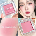 Face Blusher Matte Natural Cheek Tint Brighten Face Waterproof Face Contouring Cosmetics Blush Powder Soft Female Makeup 1pcs