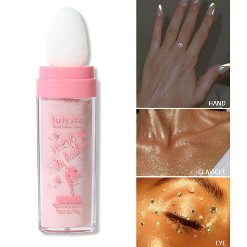 Description Picture 5 of itemFashion Fine Texture Contouring Powder Three Dimensional Brightening Fairy Pearlescent Body Face Highlighting Powder