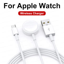 For Apple Watch Original Magnetic Wireless Charger For iWatch 8 7 6 SE Series Ultra 5 4 3 2 Portable USB C Fast Charging Cbale
