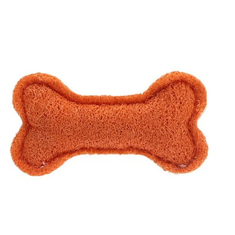 Description Picture 6 of itemPet Dogs Cats Bone Style Tooth Cleaning Green Loofah Pet Toys Pet Dog Chew Toys For Playing Dog Chew Bones 10cm