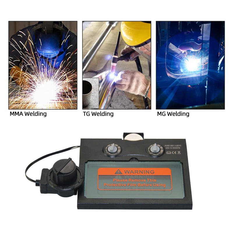 Description Picture 3 of itemSolar Auto Darkening Replace Welding Lens Panel Eye Protection Auto Filter Shade Eyes Lens Clear Window Welding Tool