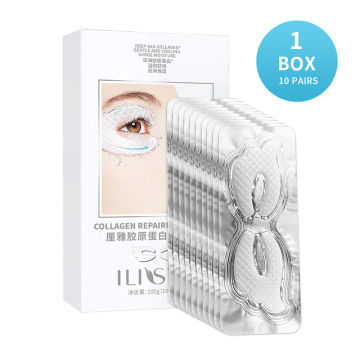 ILISYA Collagen Eye Mask Anti-Wrinkle Retinol Eye Patches Hydrating Moisturizing Smooth Crow's feet Eye Care Dark Circles