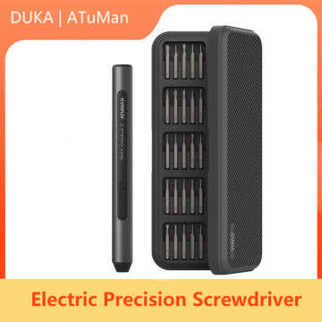 DUKA ATuMan Precision Electric Screwdriver 25pcs Steel Bits Rechargeable Cordless Mini Screwdriver Set Repairt Power Tools