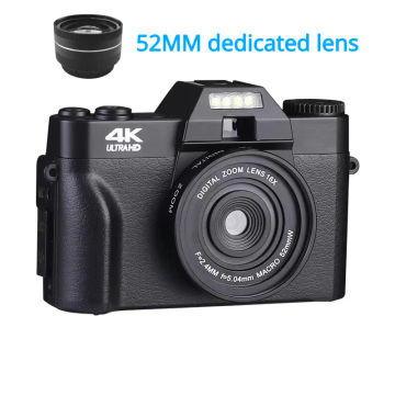 2023 New Digital Camera 48MP 4K Camera Vlogging Camera for YouTube 30FPS WI-FI 16XZoom Video Camera Camcorder Recording Camera