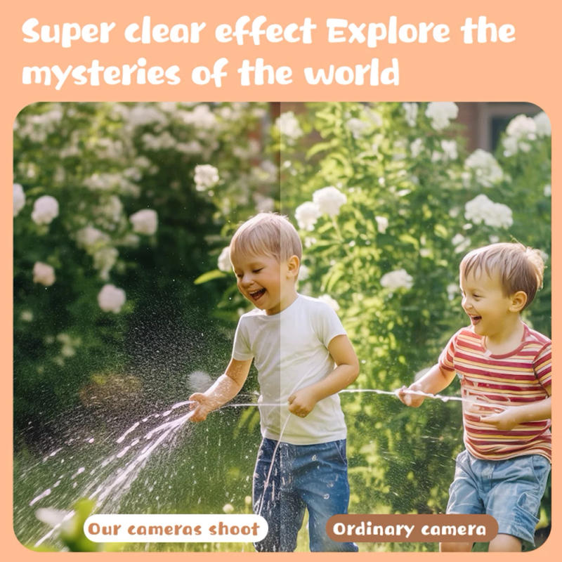 Description Picture 3 of itemMini Camera Kids Camera Toys 2 inch IPS Screen HD Cartoon Kids Digital Video Cameras Educational Toy Gift for Child Selfie Cam