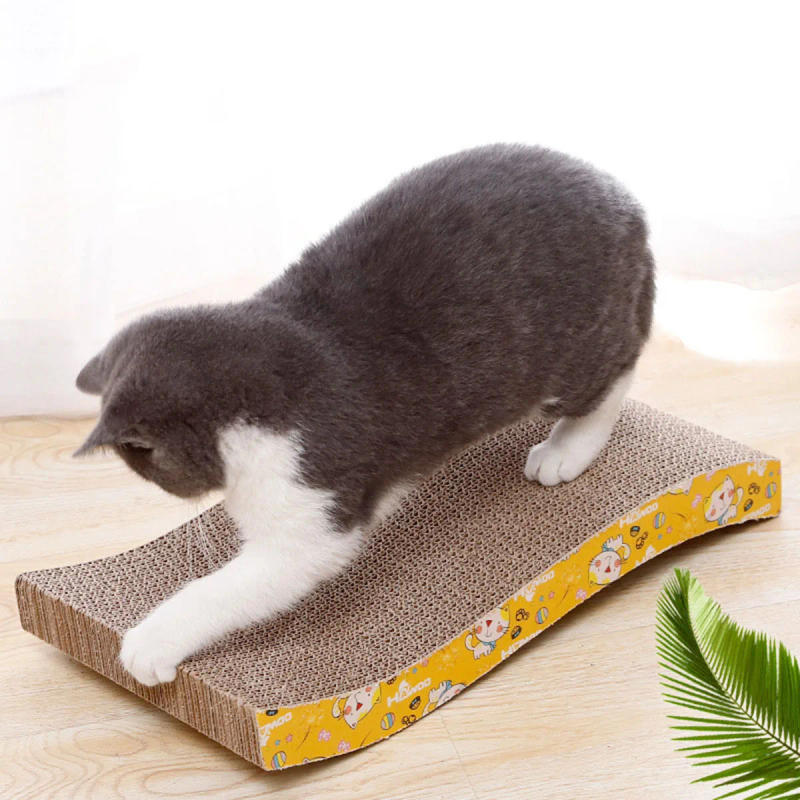 Description Picture 2 of itemWooden Cat Scratcher Scraper Detachable Lounge Bed 3 In 1 Scratching Post For Cats Training Grinding Claw Toys Cat Scratch Board