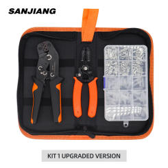 SN-48B 270/300PCS crimping pliers set 2.8/4.8/6.3 plug terminal crimper hand tool kit Multifunctional wire stripper cable cutter