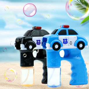 Electric Automatic Car Music Light Blowing Bubble Maker Machine Outdoor Kids Toy