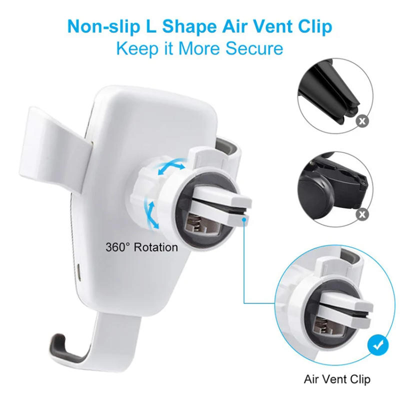 Description Picture 6 of item30W Fast  Car Wireless Charger For iPhone 13 12 11 Pro XS Max XR X Samsung S10 S9 Wireless Charging Phone Car Holder Chargers