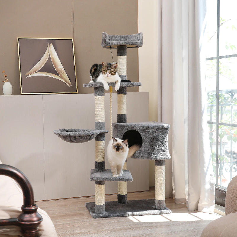 Description Picture 5 of itemCat Tree Cat Scratching Post Natural Sisals Kitten Toy  Activity Tower Condo Stand Luxury Furniture for Small Medium Cats
