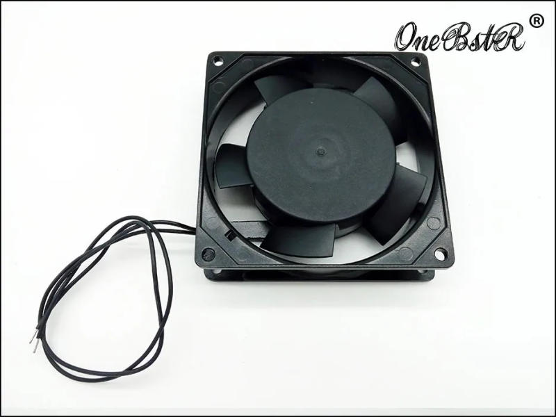 Description Picture 3 of item9225 Fan 220V-240V AC 0.1A 2500RPM 9cm Sleeve Bearing 50/60Hz Metal Frame+PBT Furnace Freezer Chassis Cooling Fans Free Shipping