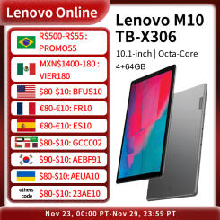 Lenovo Business Tablet M10 HD TB-X306 2nd Gen 10.1-inch 1280*800 Octa-Core 4+64GB Wifi or LTE 4G Version