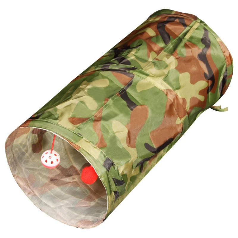 Description Picture 4 of itemCat Tunnel Toy Funny Pet 2 Holes Play Tubes Balls Collapsible Crinkle Kitten Toys Puppy Ferrets Rabbit Play Dog Tunnel Tubes