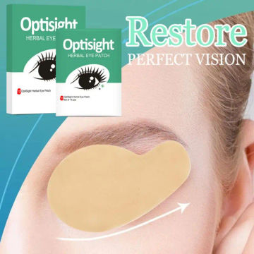 10pcs Chinese Herbal Eyesight Patch Wormwood Vision Sticker Relieve Eye Fatigue Myopic Amblyopia Improve Eyesight Herbal Plaster