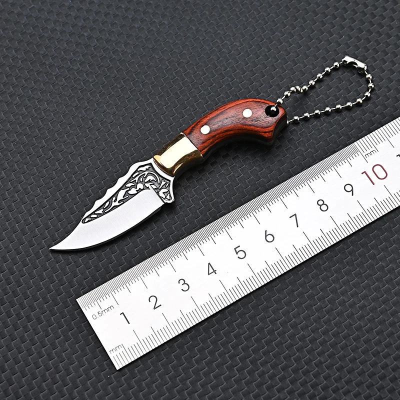 Description Picture 3 of itemPortable Stainless Steel Mini Pocket Folding Knife Keychain Small Utility Knife Outdoor Self-defense Box Paper Envelope Cutter