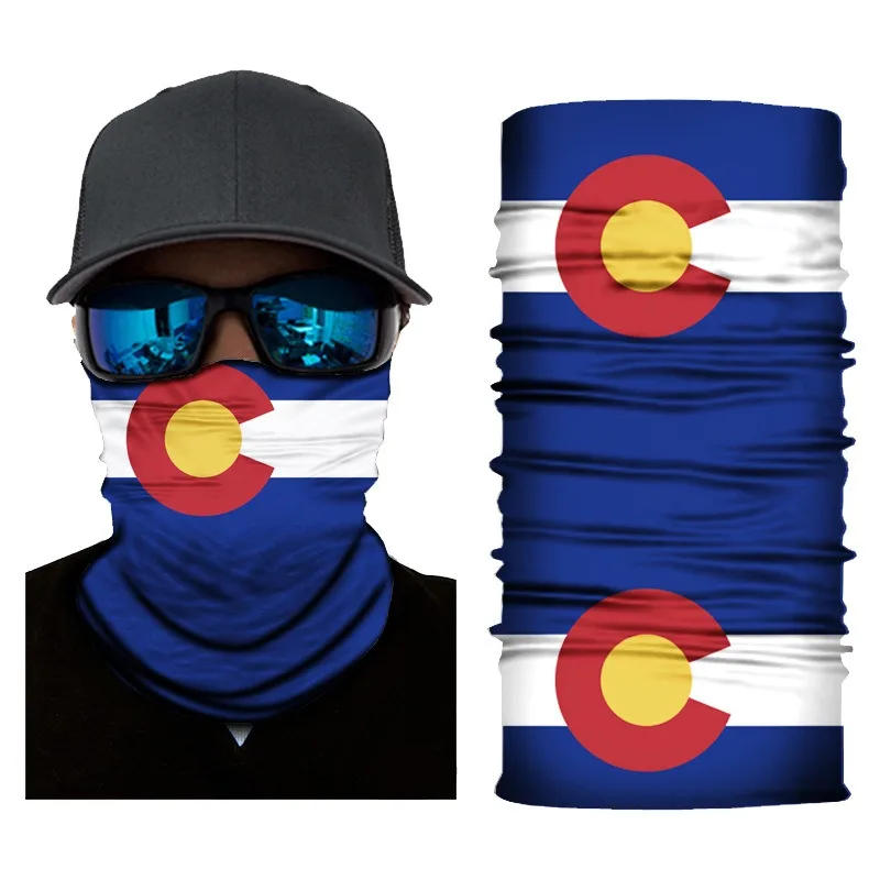 Description Picture 5 of itemMen Scarf Cycling Face Mask Seamless Neck Gaiter Headband Balaclava Tube Face Shield Neckerchief Headwear