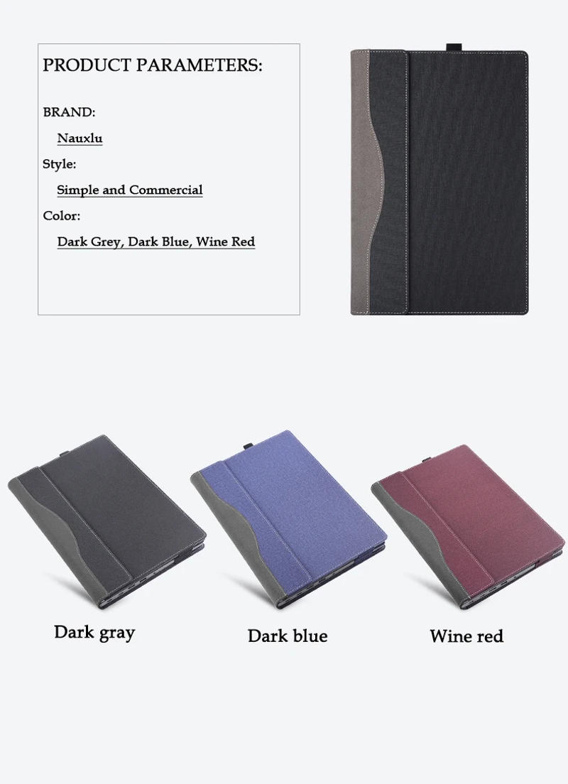 Description Picture 3 of itemNew Laptop Cover Case for Asus Zenbook 14 Flip OLED UP5401 12th Gen Intel UP3404 Pu Leather Bag Protective Skin Shell