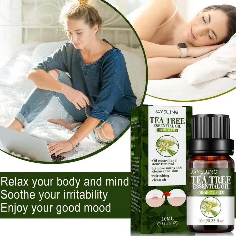 Description Picture 4 of itemPure Tea Tree Oil 100 Natural Tree Tea Oil Drops Activate Skin Cells Pore Shrinkage Essential Oils For Aromatherapy Diffuser