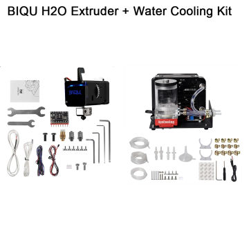 BIQU H2O Extruder Water Cooling Kit 24V Hotend Dual Drive Gear For Ender 3 Impresora 3D Printer Accessorie Upgrade H2 Extruder