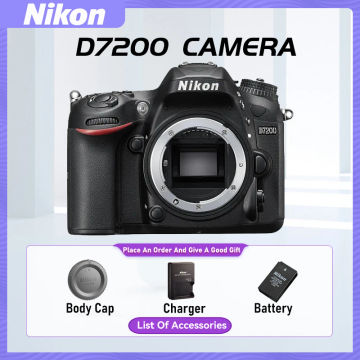 Nikon D7000 D7100 7200 D7500 APS-C DSLR Camera Professional High Definition Digital Tourism Vlog Video Photography Cameras（Used）