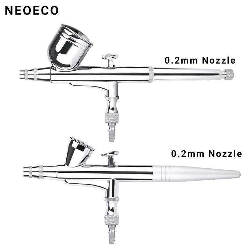 Description Picture 2 of item0.2MM Gravity Feed Dual-Action Airbrush Kit Trigger Spray Gun Sprayer for Makeup Art Craft Model Paint Spraying Hobby Air Brush